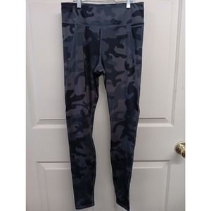 Polo Ralph Lauren Black/Gray Camo Leggings Size Small EUC